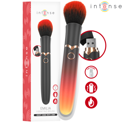 brosse vibrante chauffante 16 cm