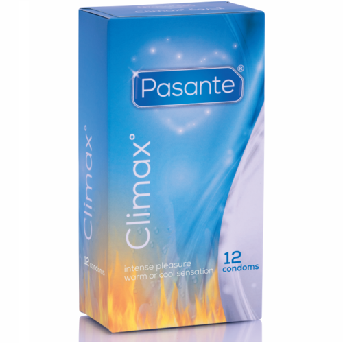 pasante préservatifs climax 6 effets chaleur et 6 effets froid (12 unités)