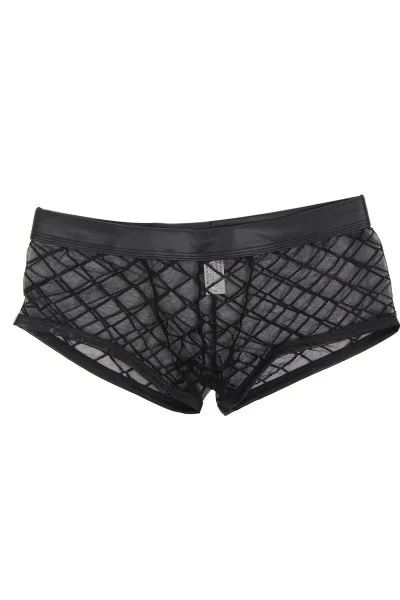 boxer noir transparent S/M/L/XL