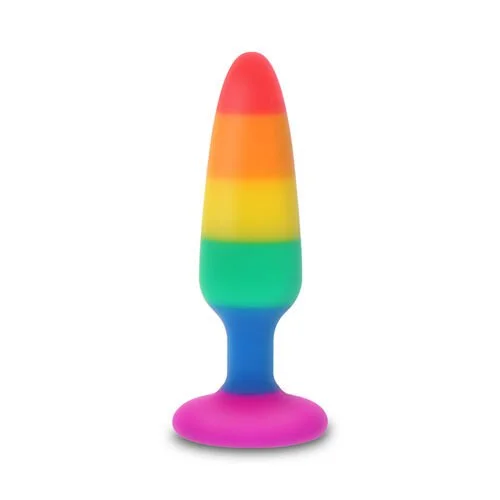 plug drapeau LGBT 8,5 cm ou 10,5 cm