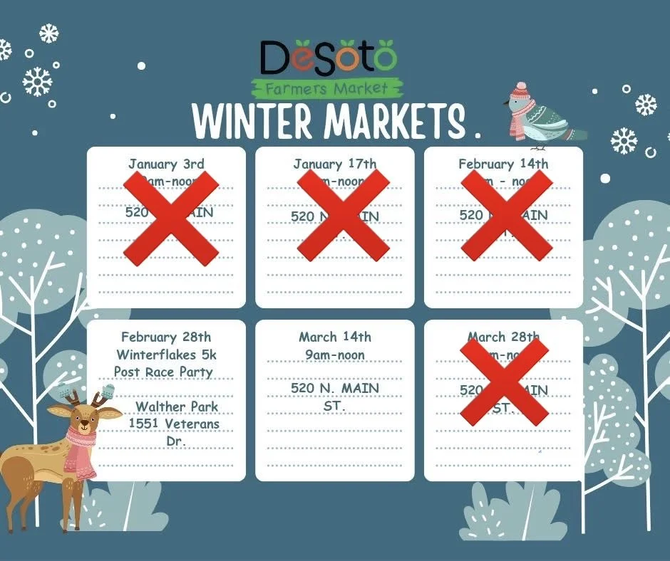 Desoto Farmer’s Market Winter Market