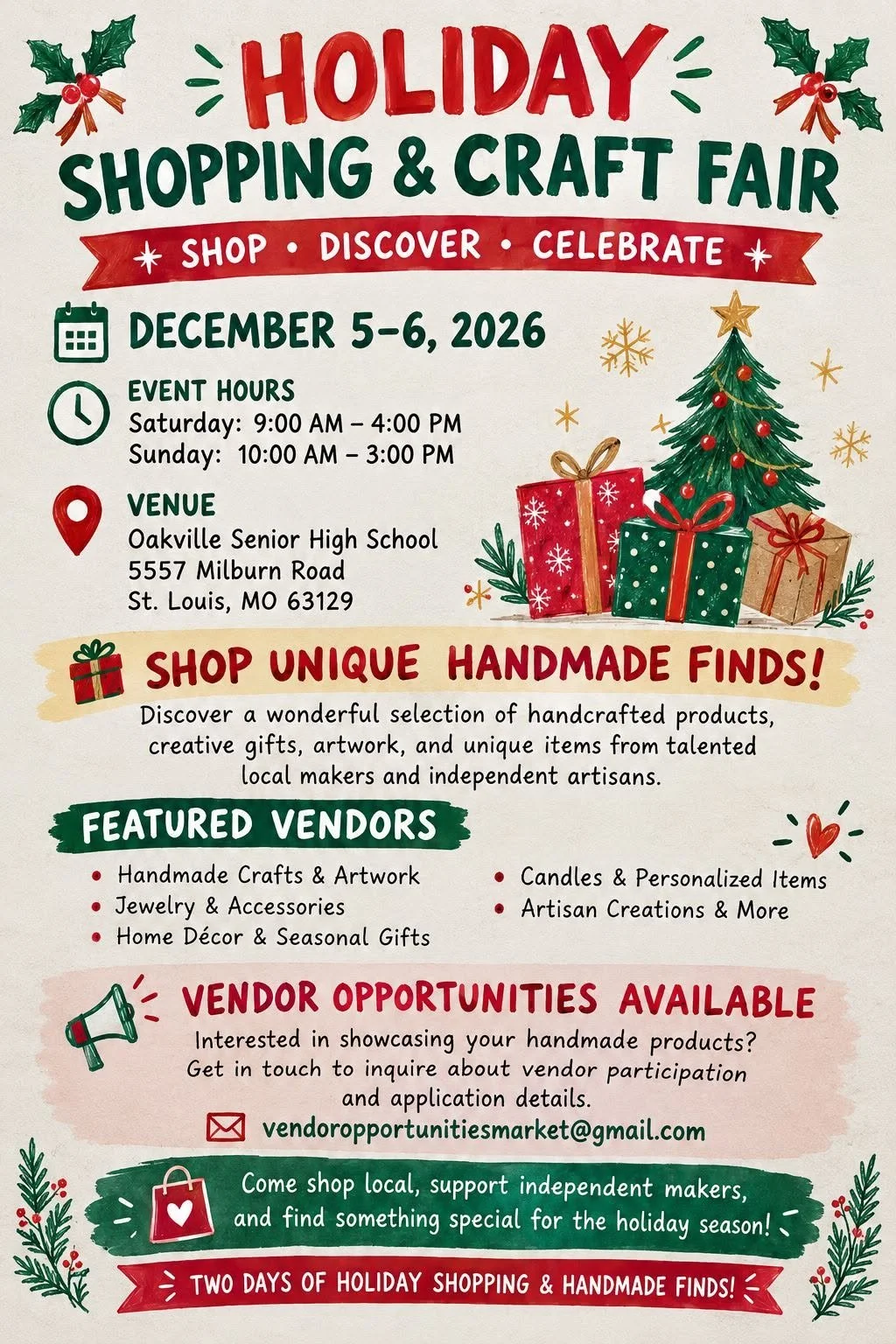 Oakville High School Craft Fair 