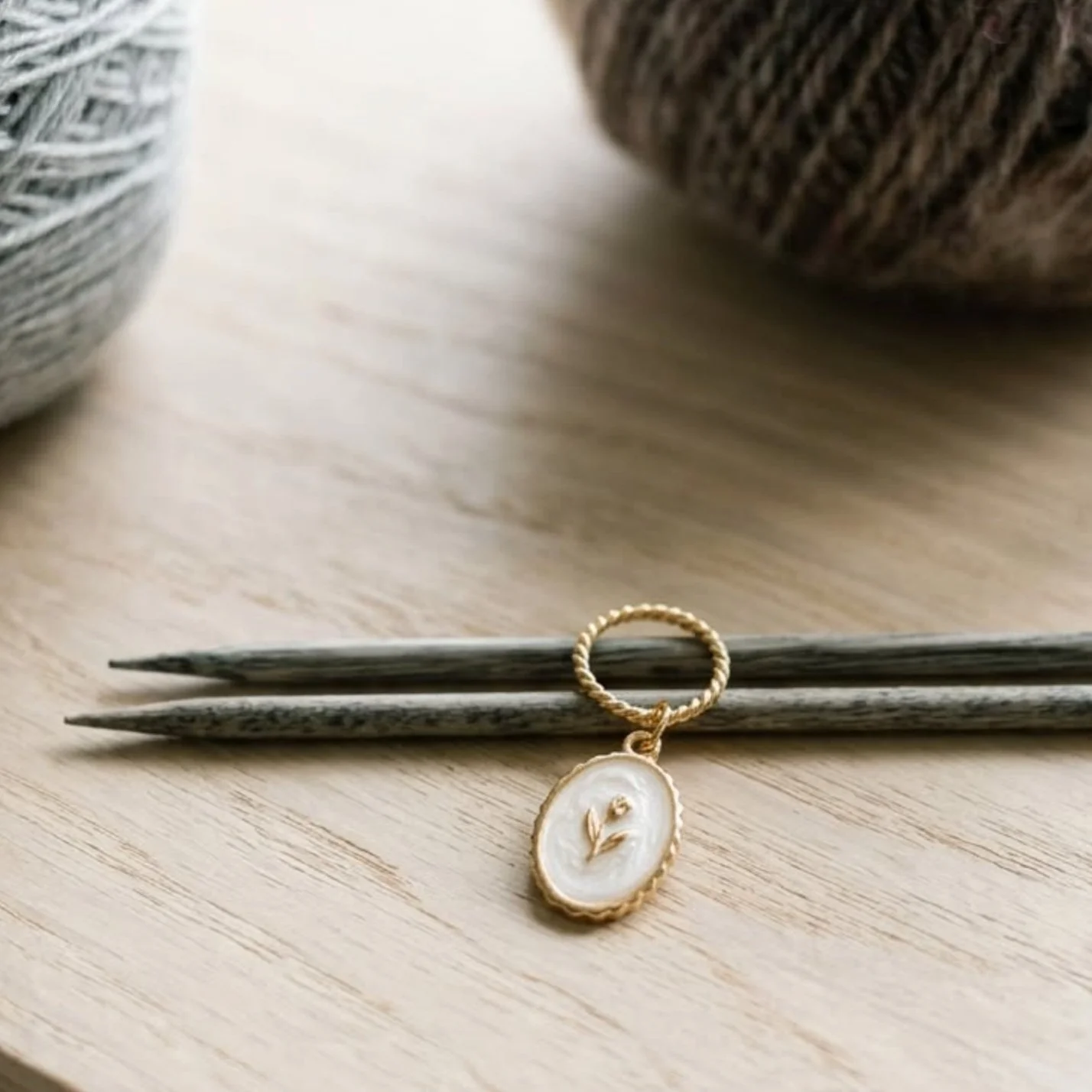 A peek at some of the new stitch markers that have made their way into the shop!

I've been having so much fun putting these together, and I'm already working on another set that I'm hoping to release before we head off on vacation.

Stay tuned... th