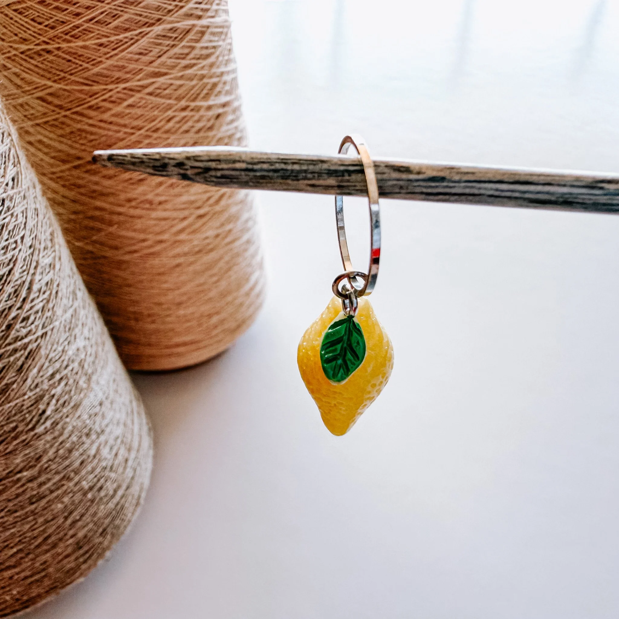 Lemon Stitch Marker