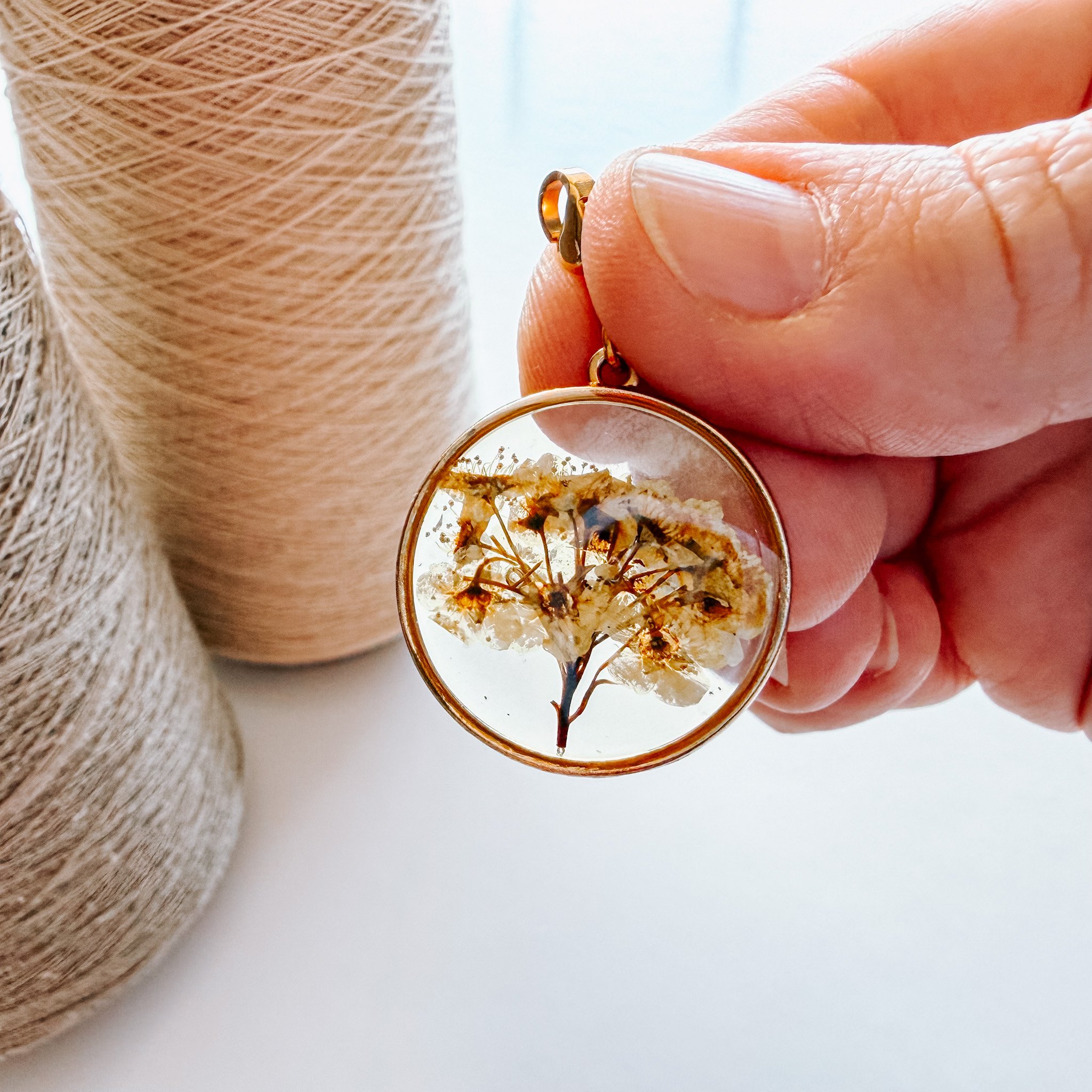 Dried Yellow Flower Progress Keeper
