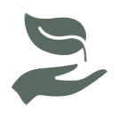 Illustration of a hand holding a leaf with smoke rising from it.