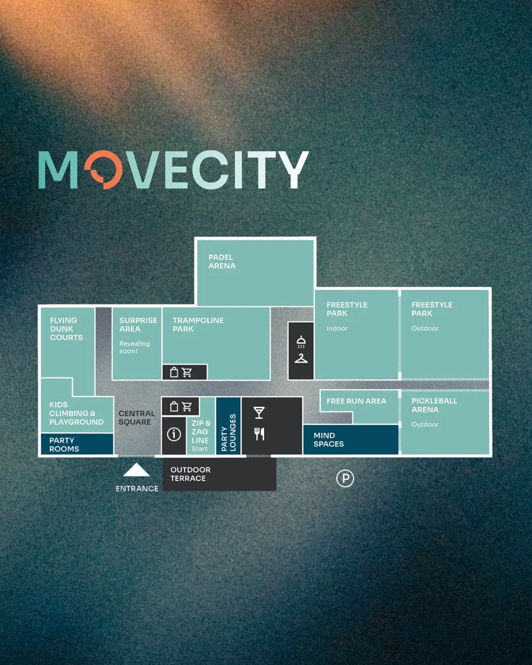 Schon entdeckt, was dich bei MOVECITY erwartet? 👀

Erlebe Highlights wie Flying Duck - ein Basketball- und Fussballfeld mit Trampolin - &uuml;ber Padel bis hin zum Freestyle Park f&uuml;r Skate, Scooter, BMX und Inline - und vieles mehr!

Dazu komme