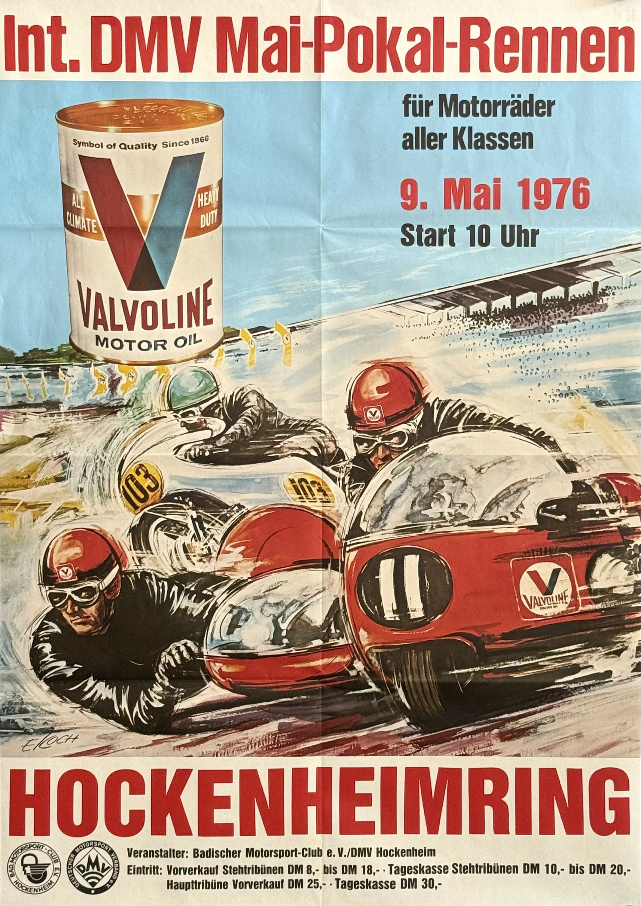 Hockenheimring - DMV Mai Pokal-Rennen 1976