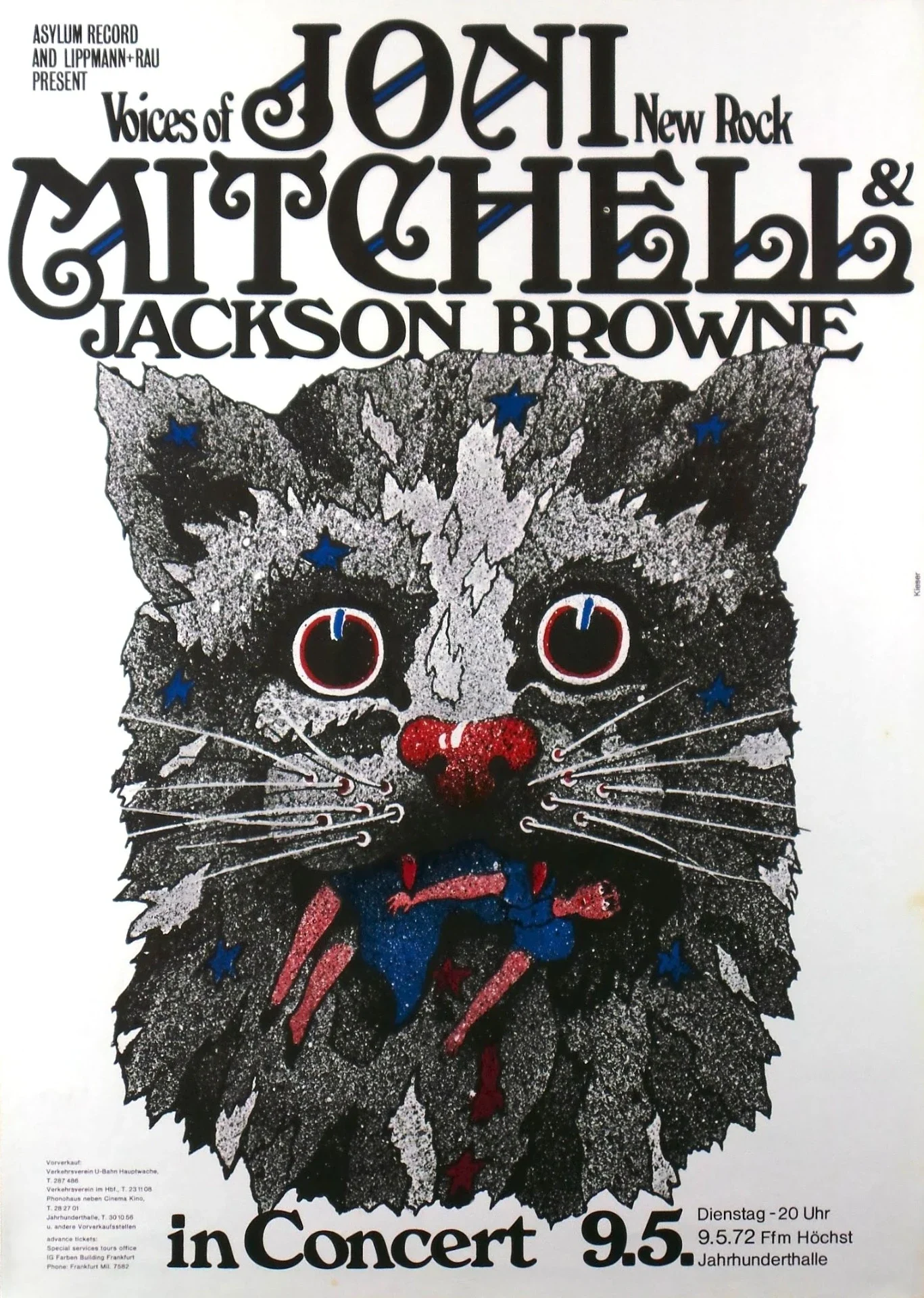 Joni Mitchell and Jackson Brown in Concert