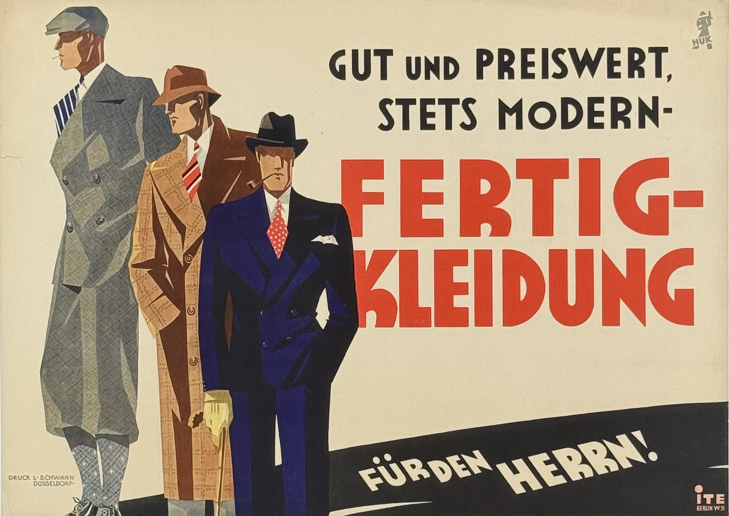 Fertigkleidung für den Herrn !