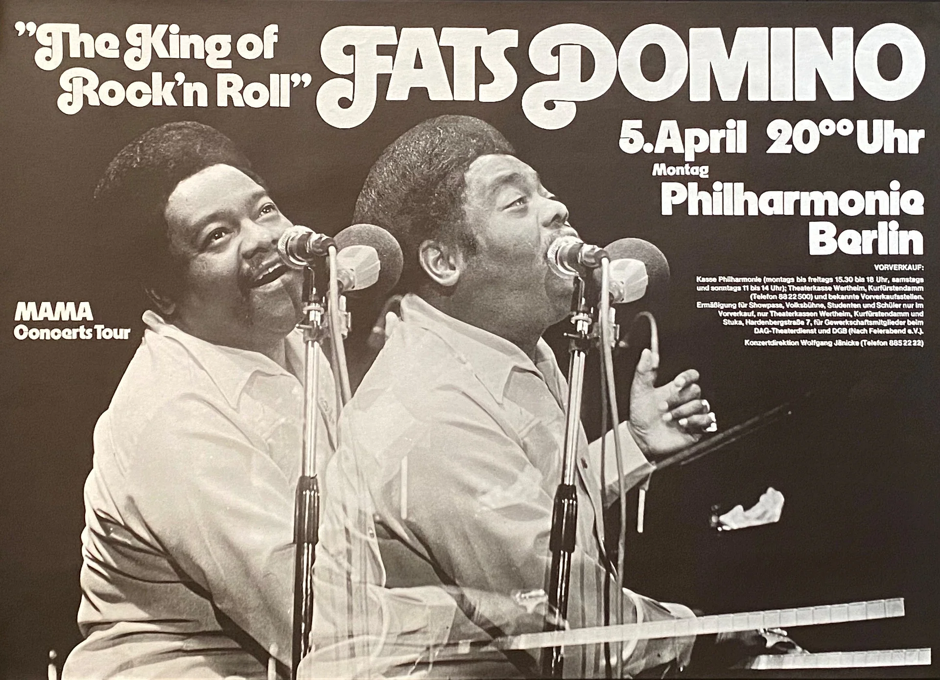 Fats Domino "The King of Rock n Roll"