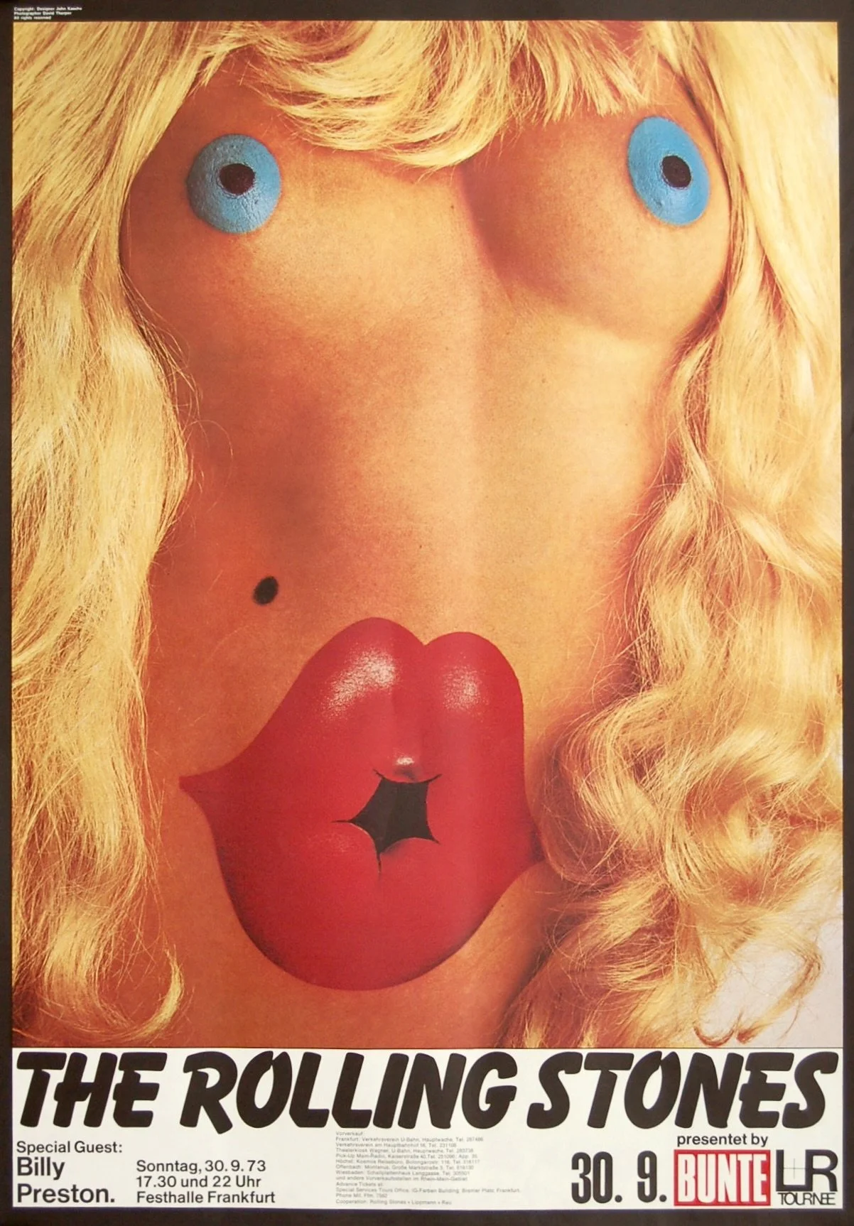 The Rolling Stones mit Billy Preston 1973