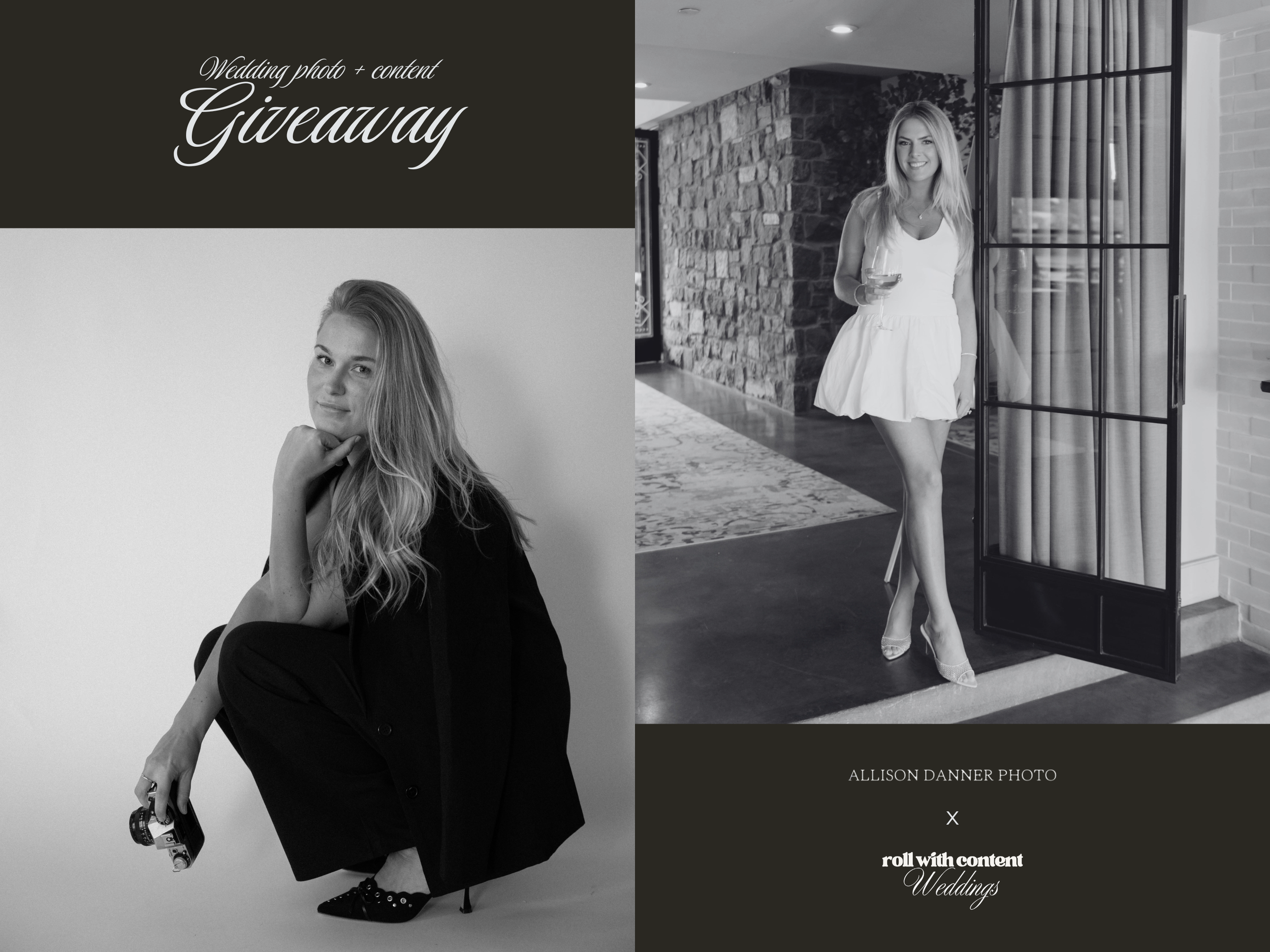 Wedding Photo + Content Creation Giveaway!