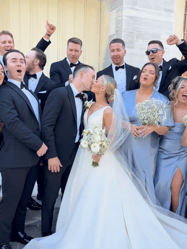 The Lucy wedding content creator.gif