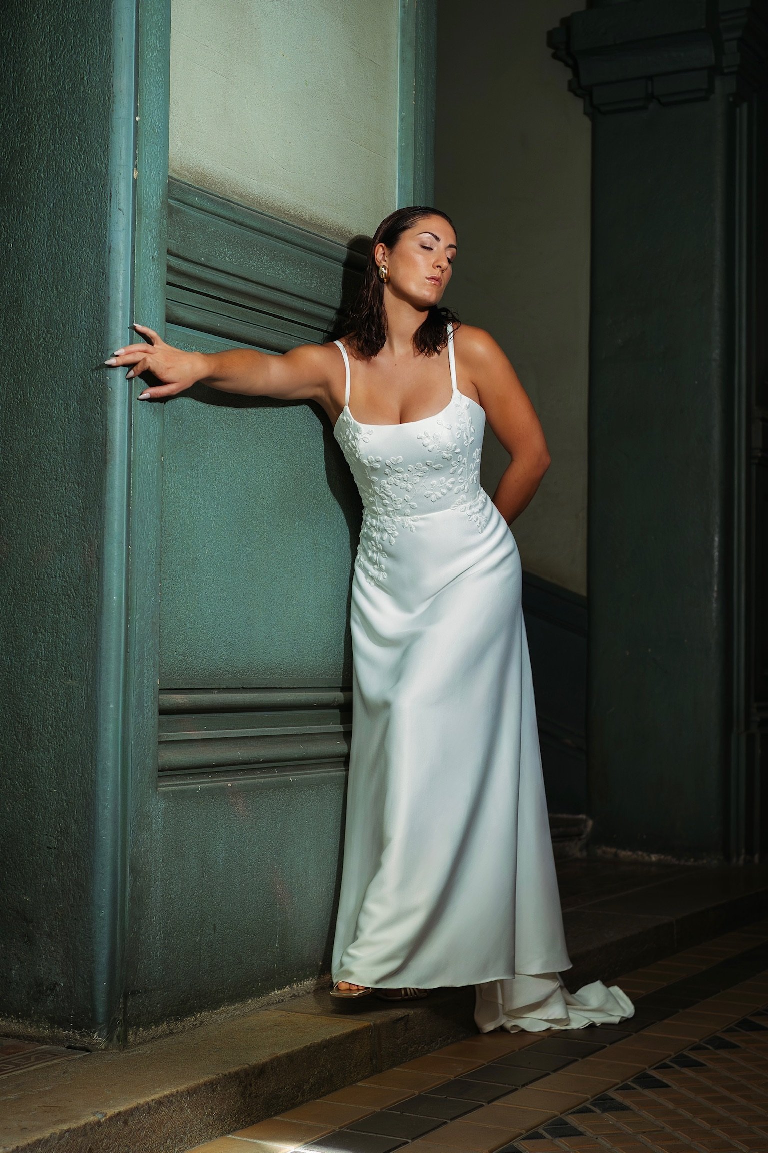 Robe de mariee sur mesure Susan fabriquée à Lyon 