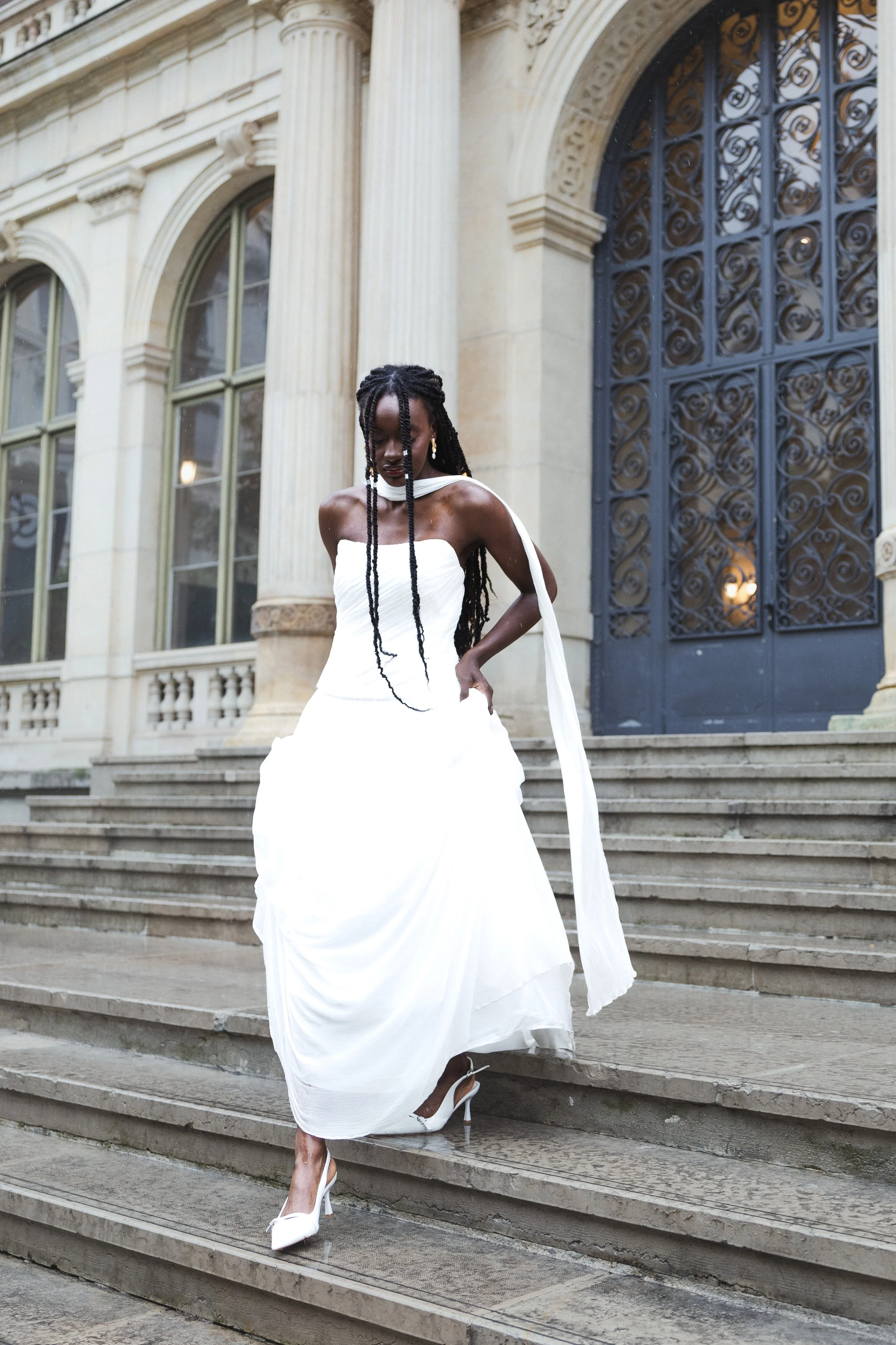 Robe de mariée fluide