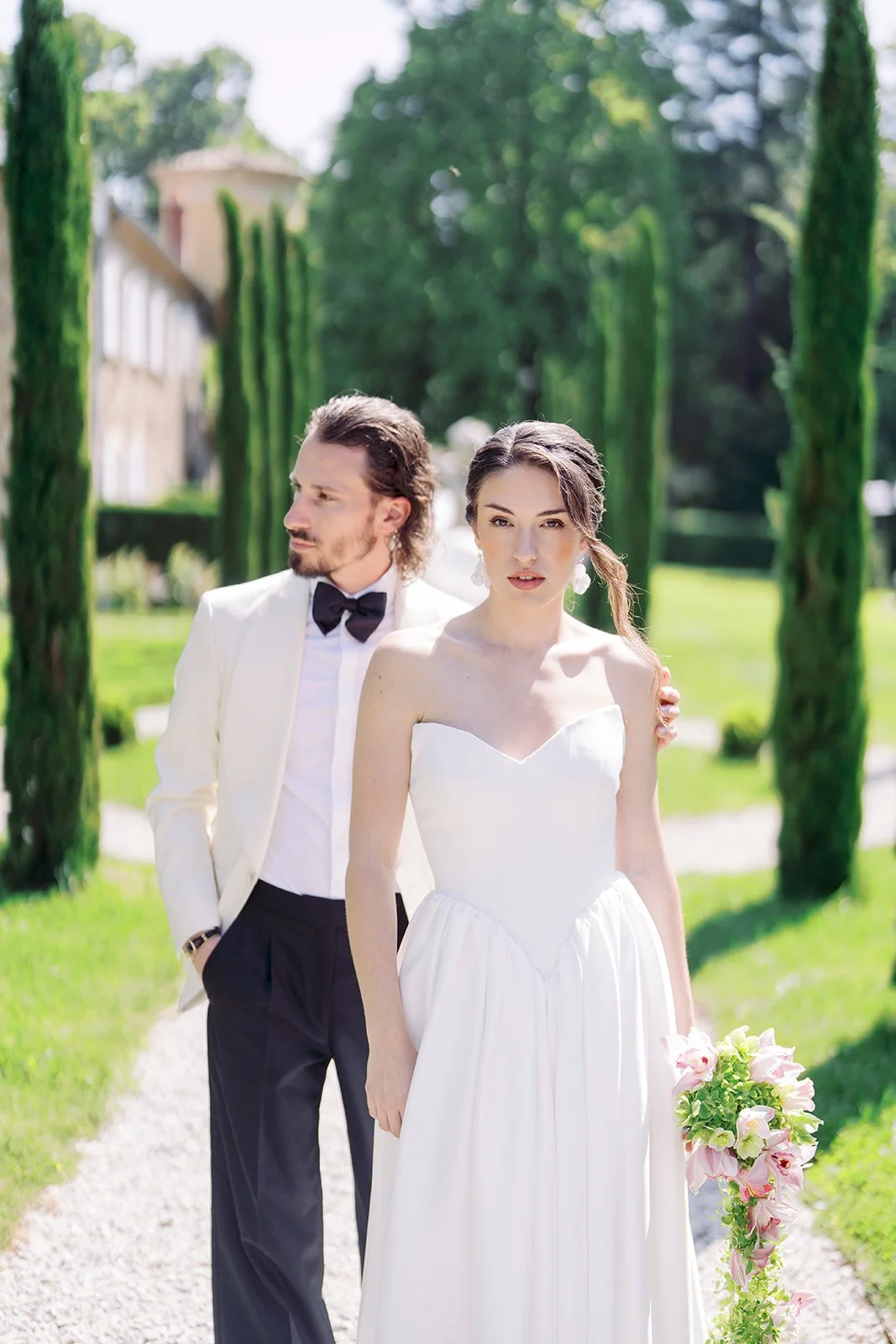 Robe de mariée bustier moderne 