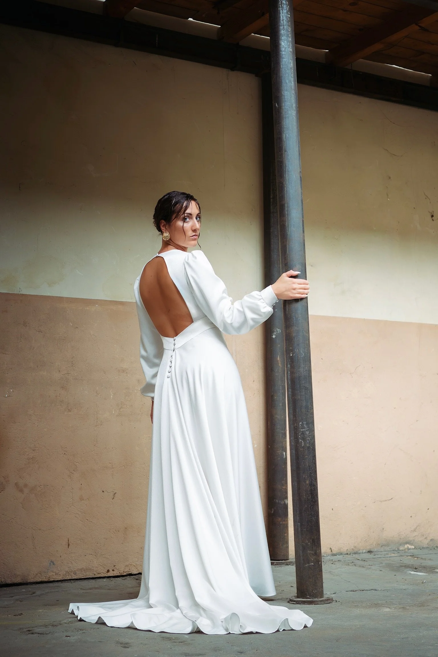 Robe de mariee sur mesure Gardénia fabriquée à Saint Symphorien d‘Ozon 