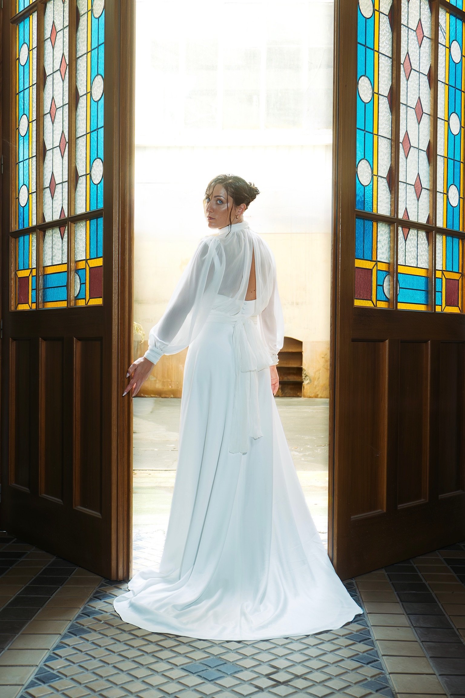 Robe de mariée azalée et Iris vienne 