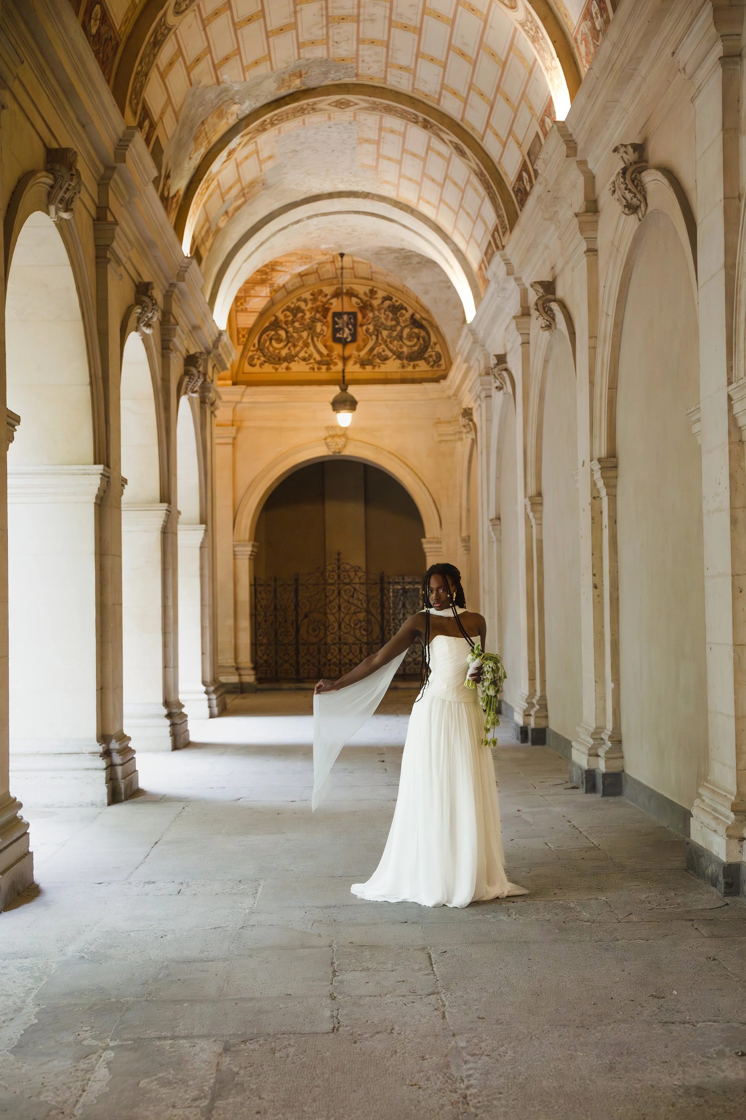 Robe de mariée en soie