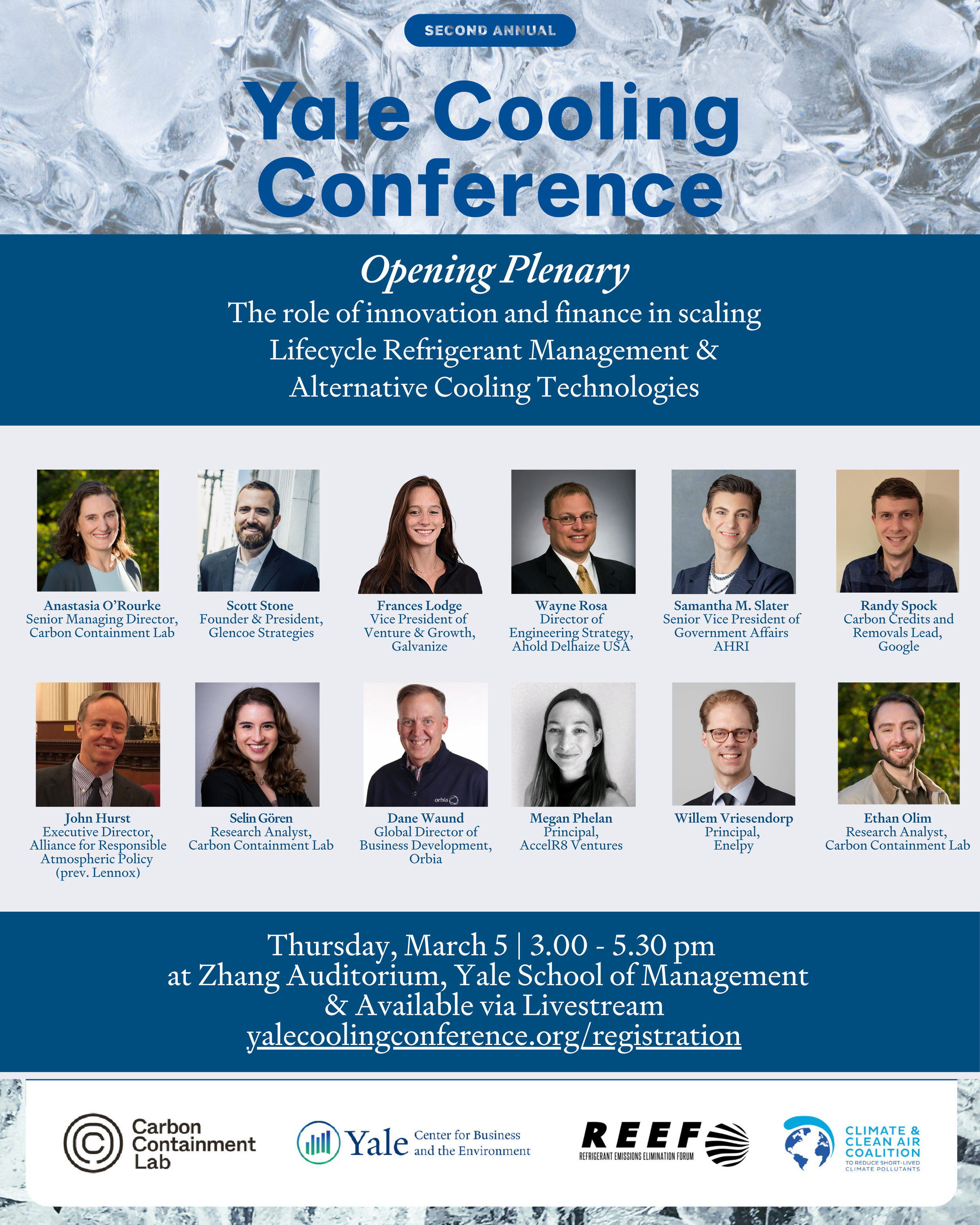 Menu 1 — Yale Cooling Conference 2026
