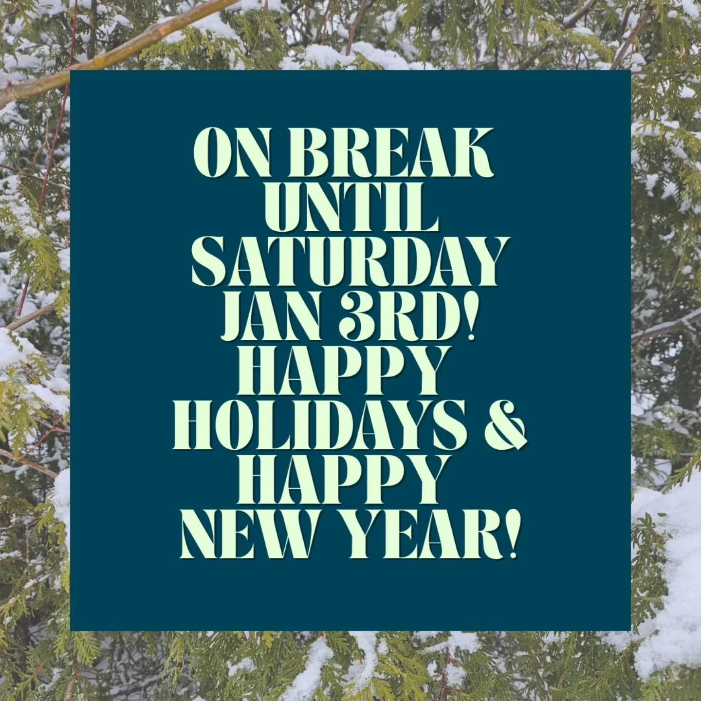 That's a wrap on 2025!
Thank you all so much for all your love &amp; support ❤️ We will be back in the new year, there is some uncertainty in the air BUT what Dillon &amp; I are certain of is how grateful we are for all of you!
Thank you for bringing