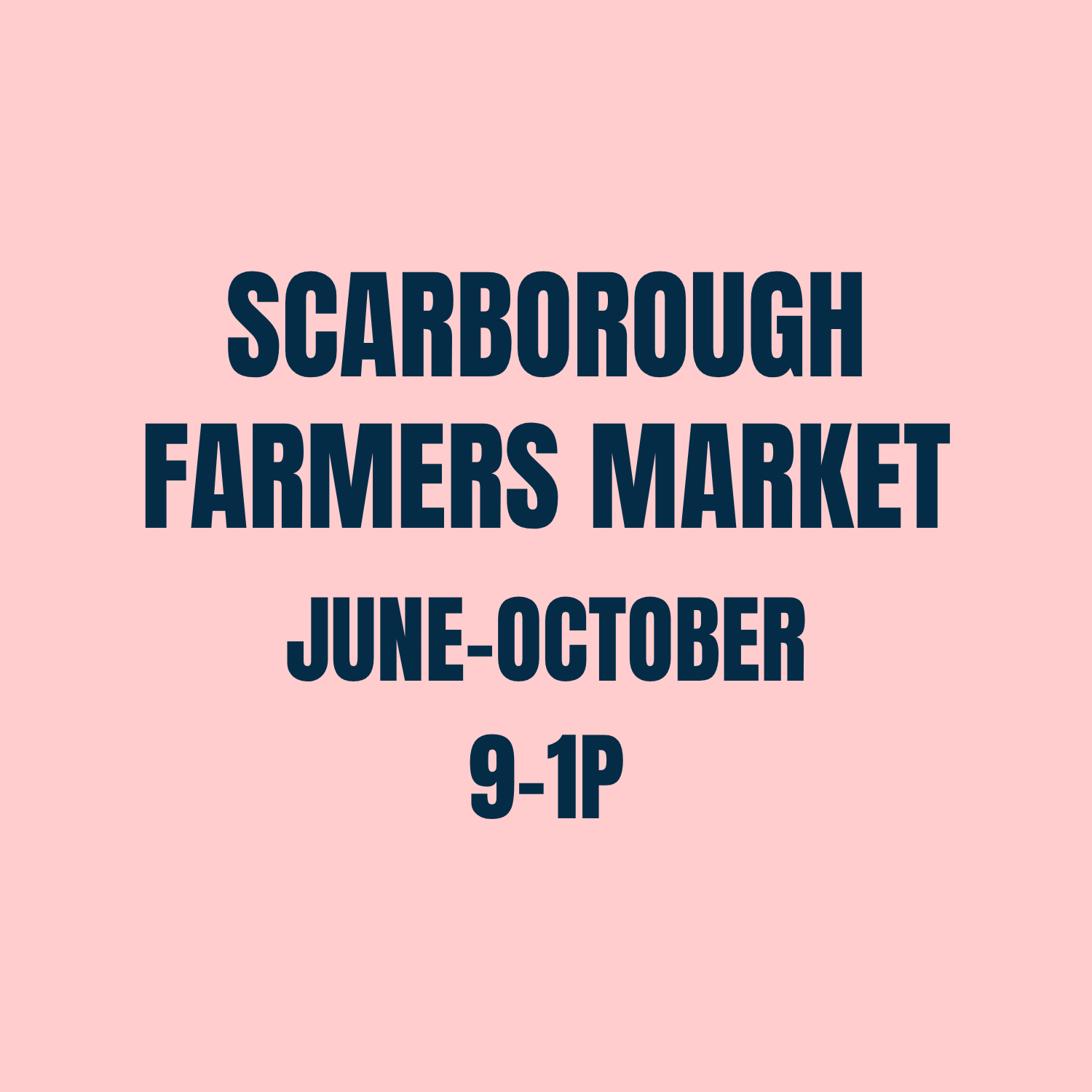 Scarborough Farmer’s Market
