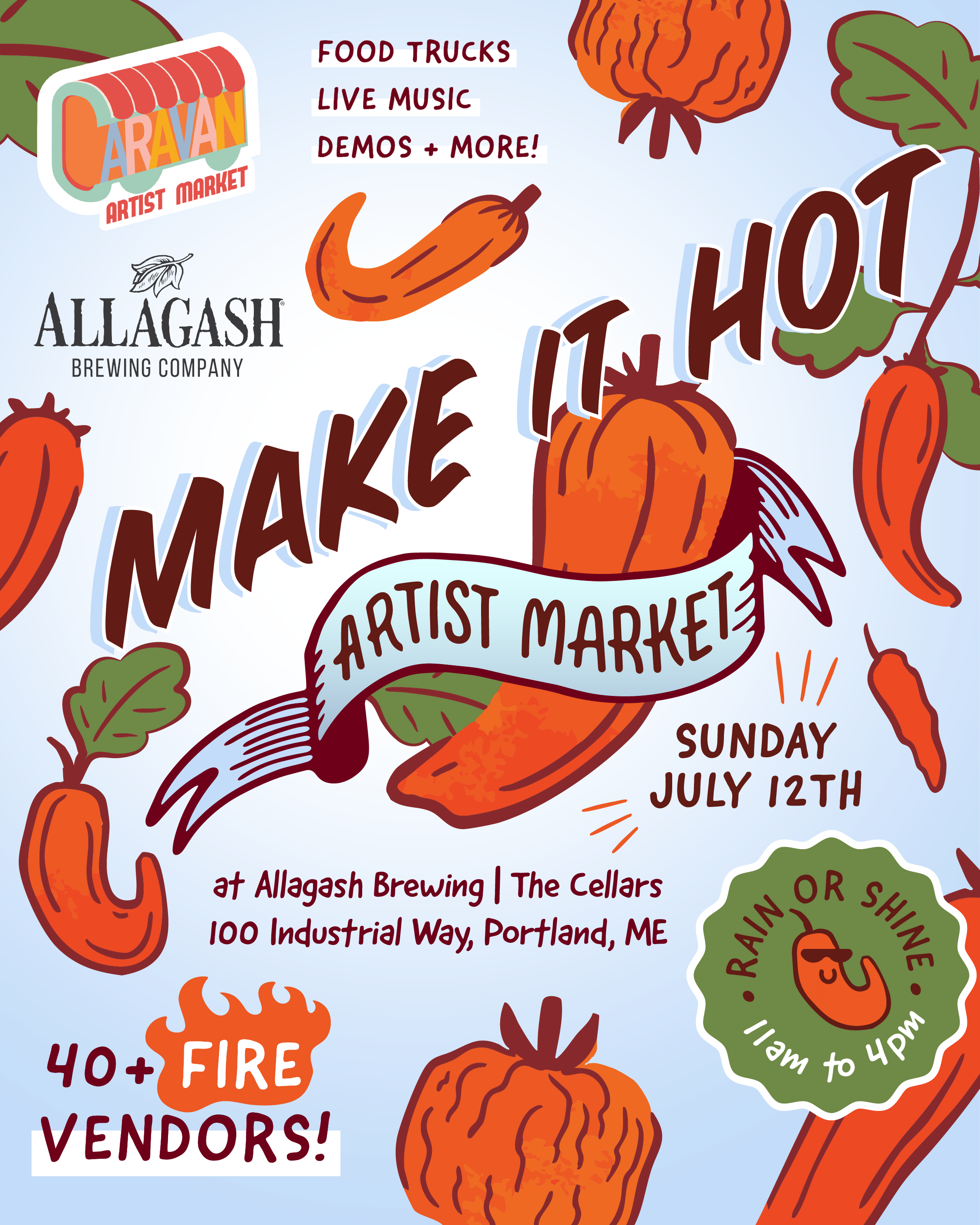 Make it Hot! Caravan Artist Market