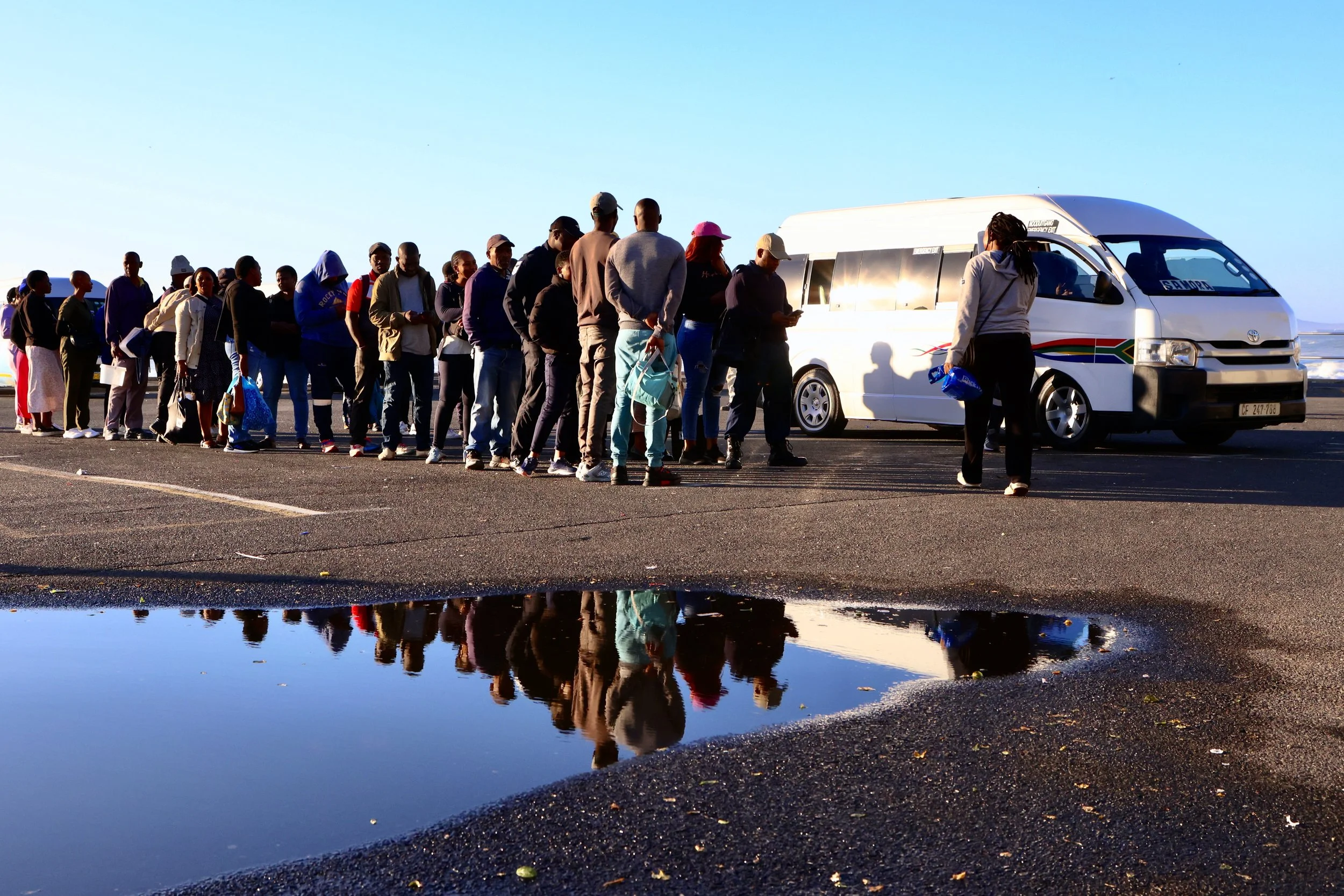 Minibus in Sea Point