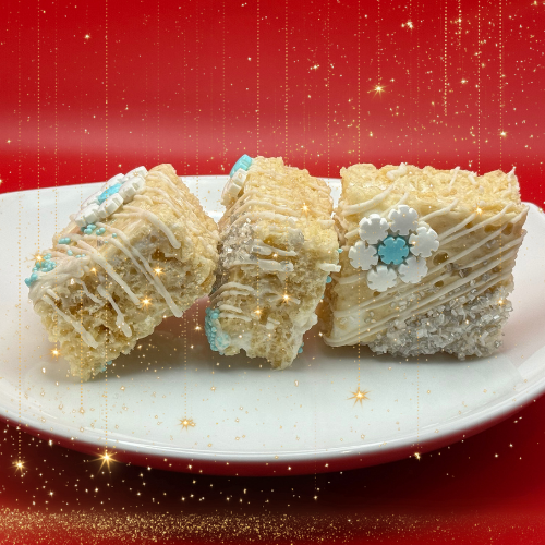 White Chocolate Snowflake Treat