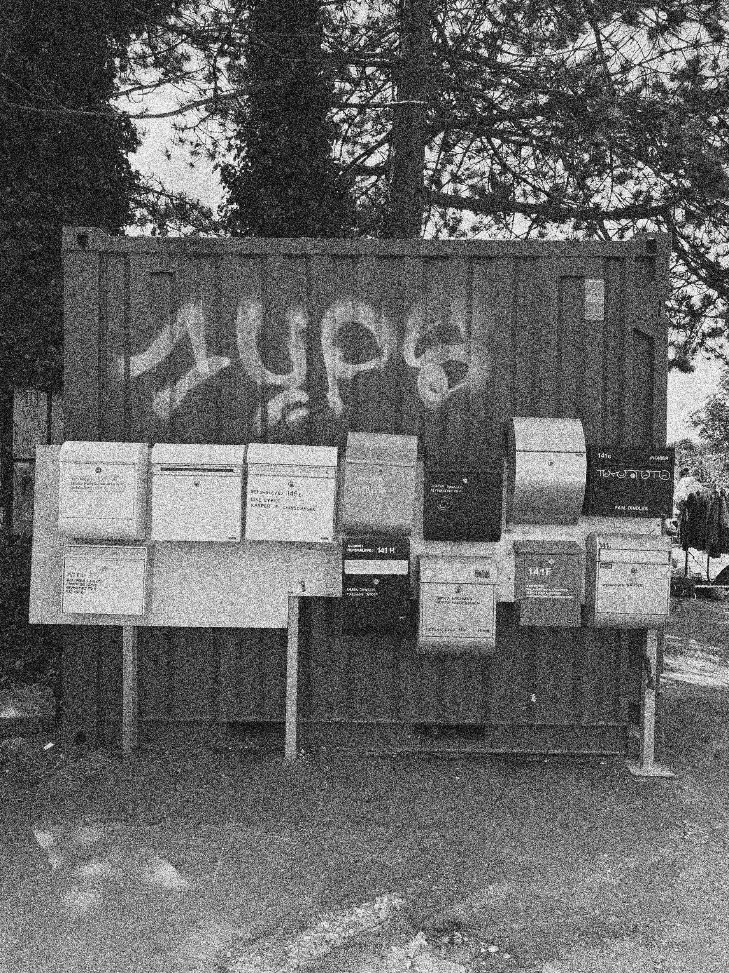 MAILBOXES IN COPENHAGEN, DENMARK
