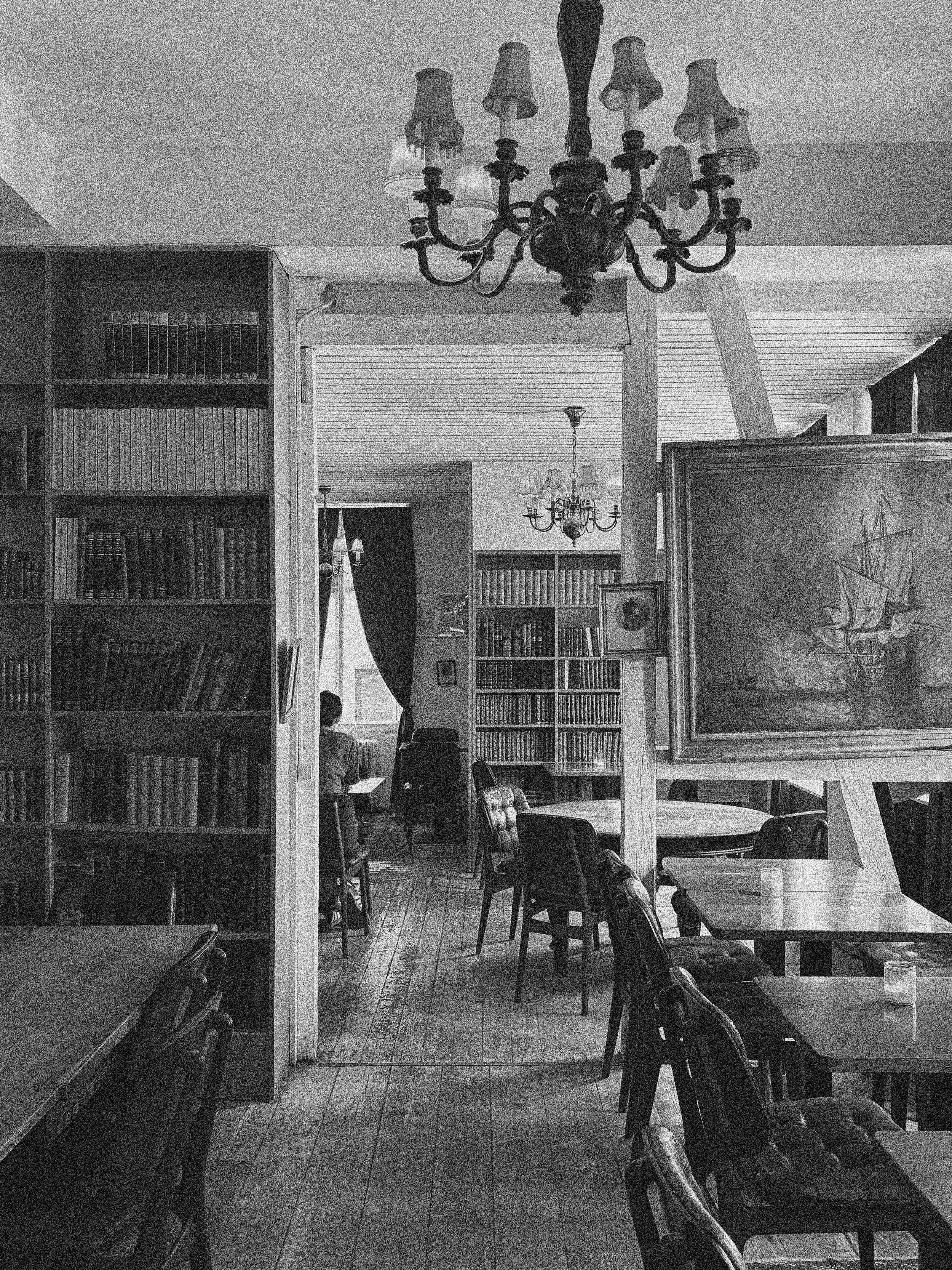 LIBRARY CAFE IN COPENHAGEN, DENMARK 