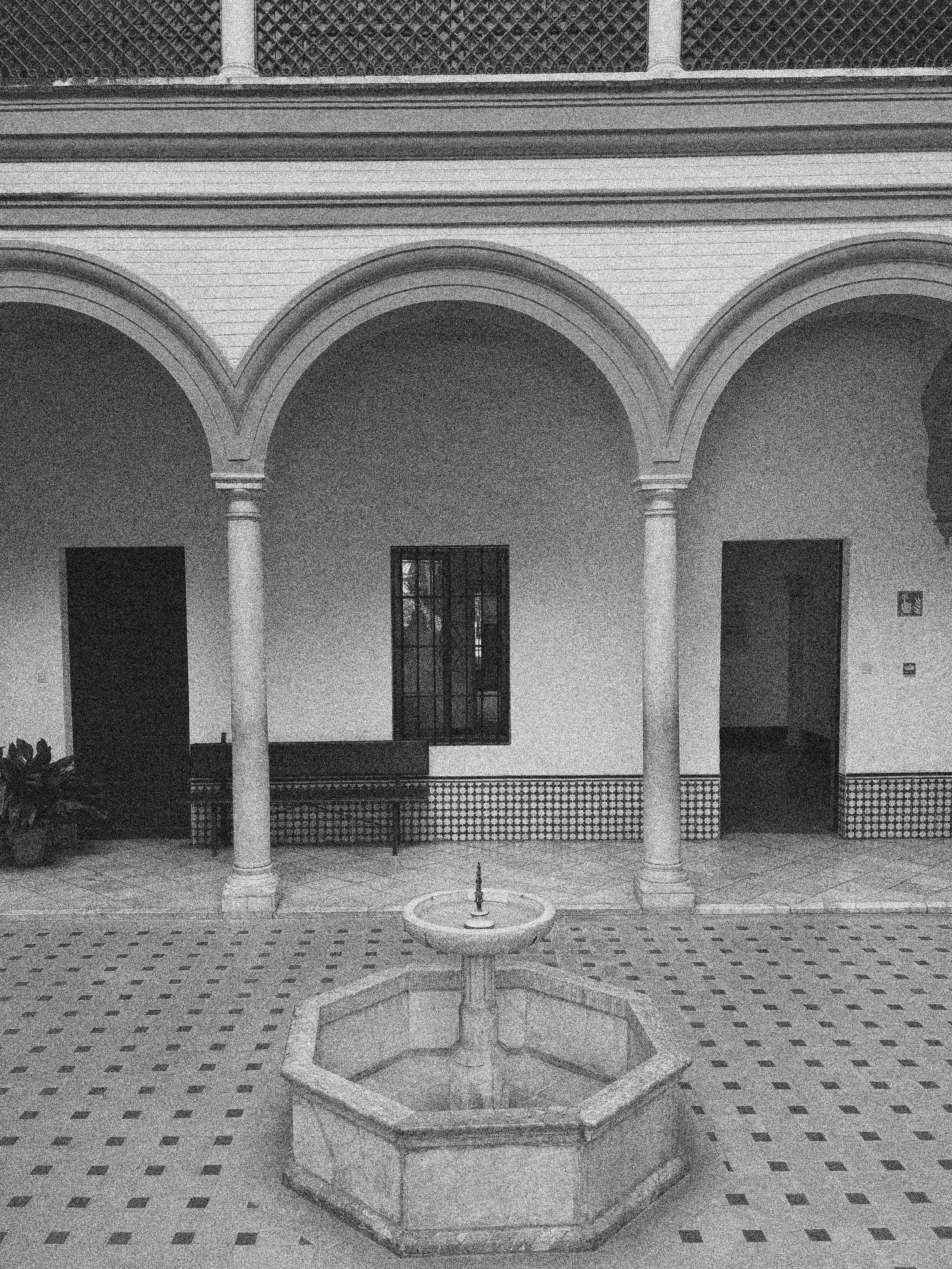 A FOUNTAIN IN SEVILLE, SPAIN
