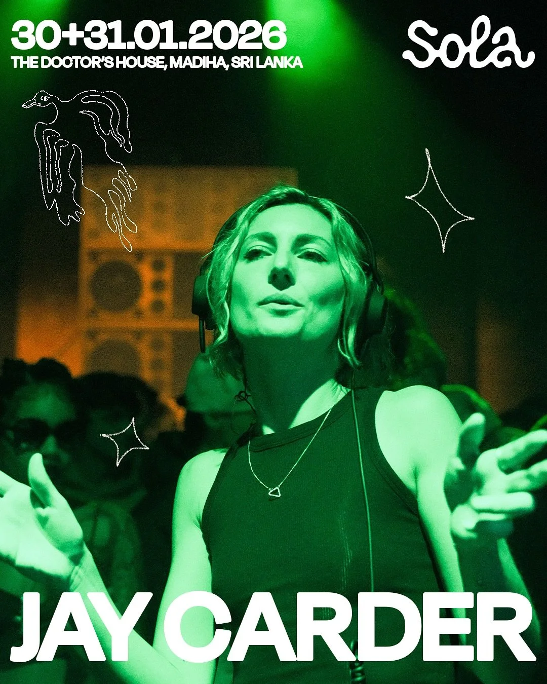 Big news SOLA family &mdash; we are thrilled to welcome Jay Carder to the next edition of SOLA Festival!✨

Born and raised in South East London, Jay Carder grew up surrounded by the sounds of techno, UK bass, garage and jungle &mdash; influences that