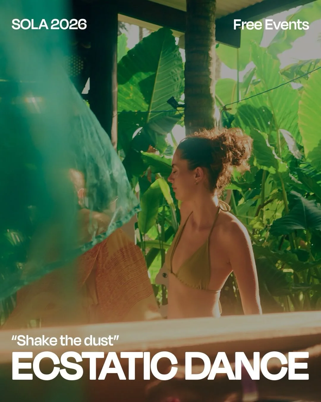 SOLA 2026 FREE EVENTS: 

Techno yoga 31.01 
We will move together to the sounds of techno in a vinyasa inspired flow with focus on breath and body movement. Through the class you will encounter subgenres of techno and letting go of the mind as you gi