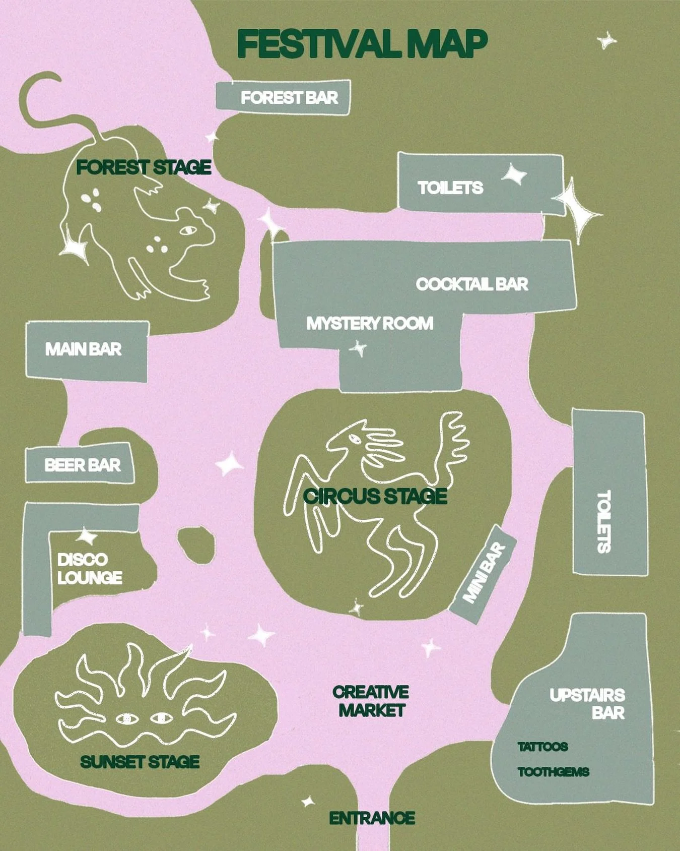 ✨THE MAGICAL LAND OF SOLA ✨
From the forest to the circus, to an amazing array of installations and stalls in between, it&rsquo;s time to dance your way around this sweet set up we have for you all 💕