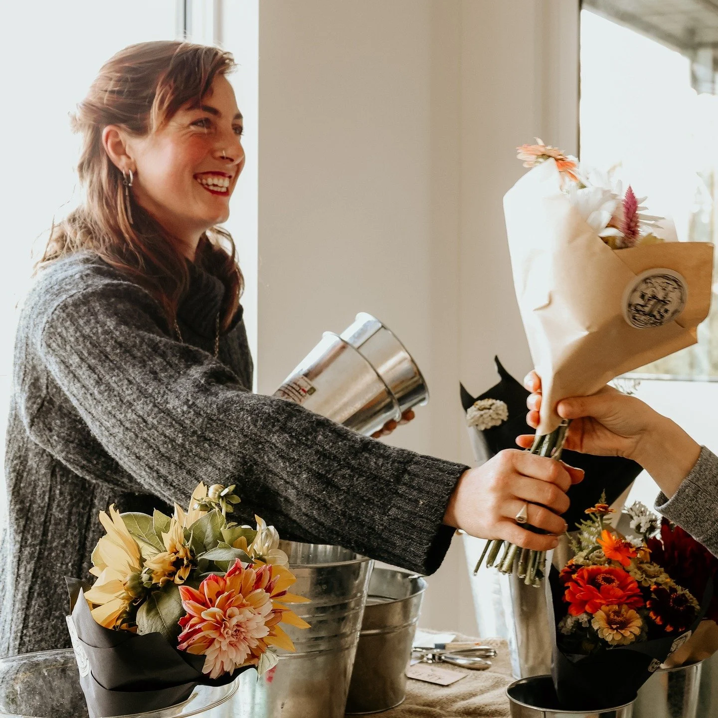 These dreamy shots from @thereverievancouverisland @the_reverie_haus remind me how much I love putting bunches together and sharing my passion with customers. It is daunting to put myself out there, but when the bouquet changes hands I am always stun