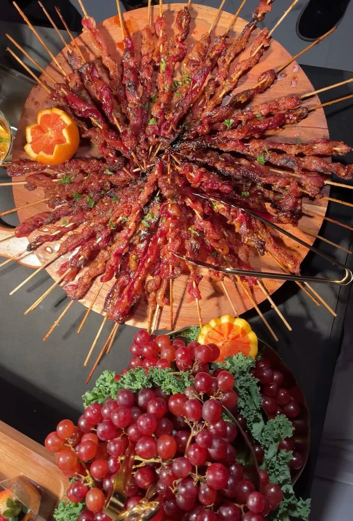 Candied Bacon Skewers