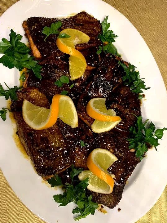 Blackened salmon