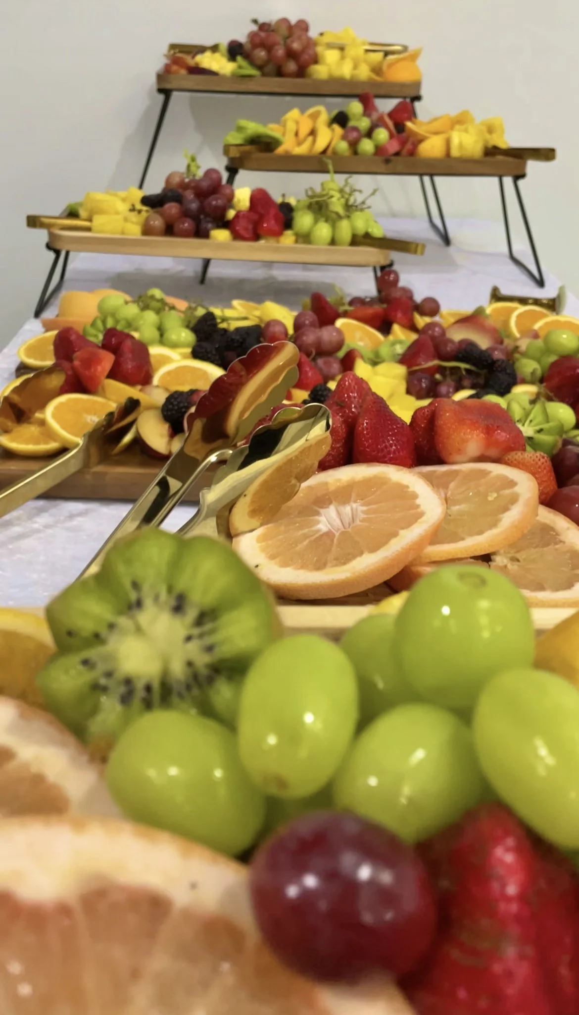 Fruit salad display