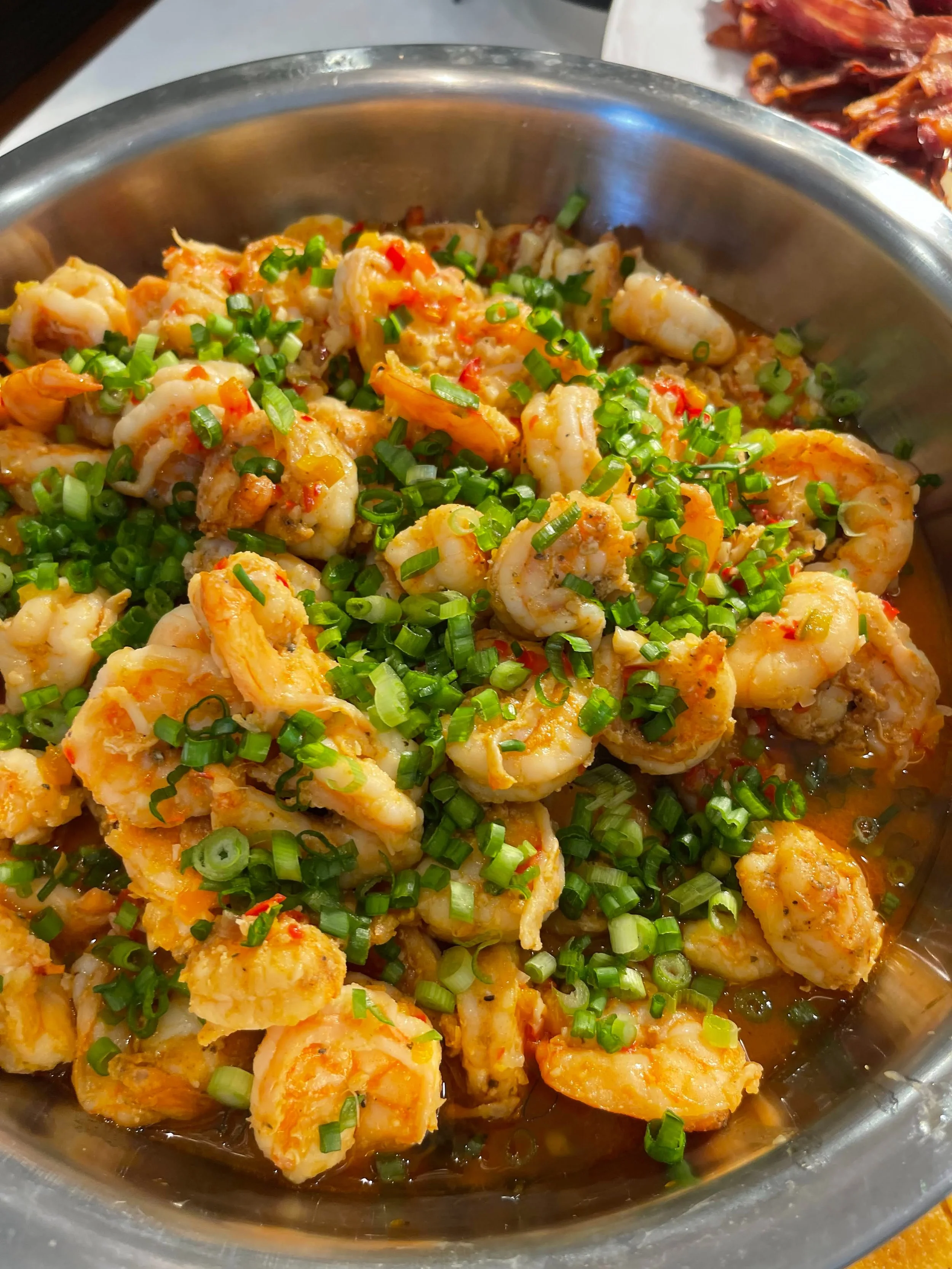 Shrimp and scallion