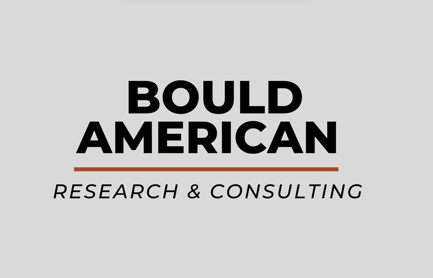 Bould American Consulting &amp; Research