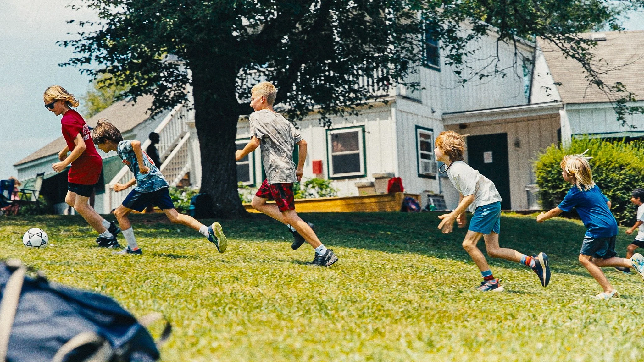 Oakland Students Playing Soccer
