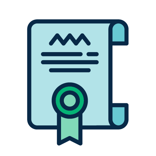 Certificate Icon.