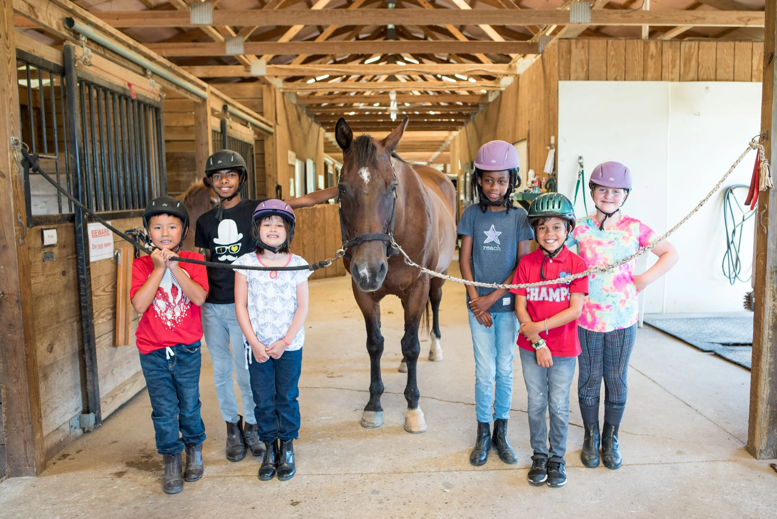 Oakland Students Horseback Riding