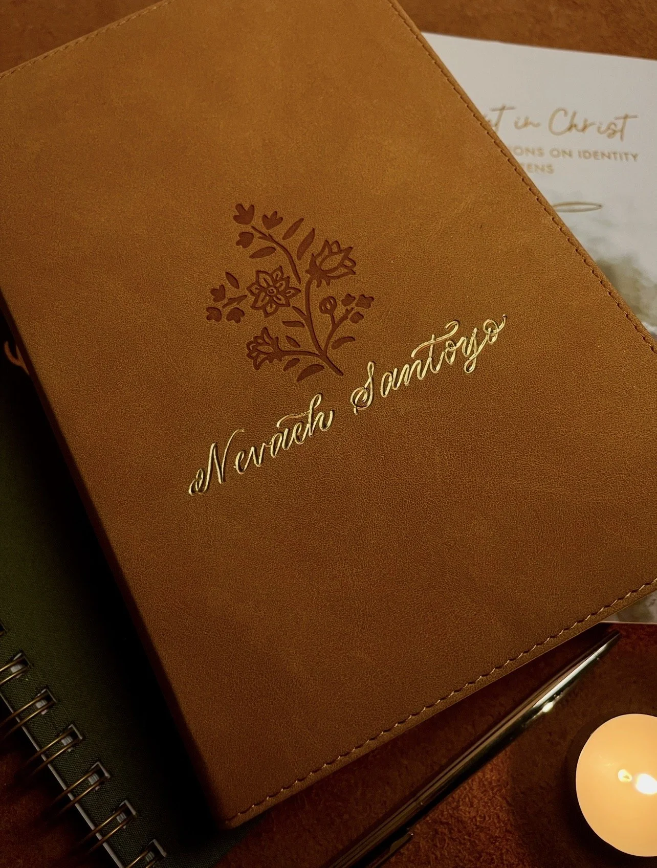 Leather Bible - Gold Hot Foiling