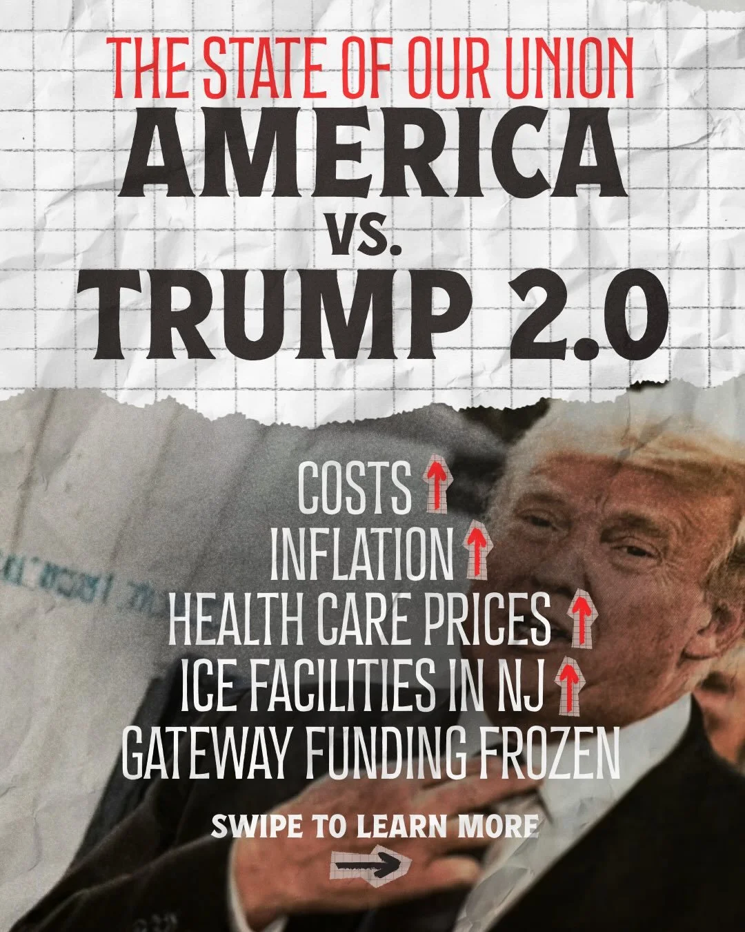 Trump just told lie after lie after lie at the State of the Union.

The facts are costs are up, healthcare is up, grocery prices are up, housing prices are up.

People are dying because of Trump&rsquo;s policies. People are going hungry. People are l