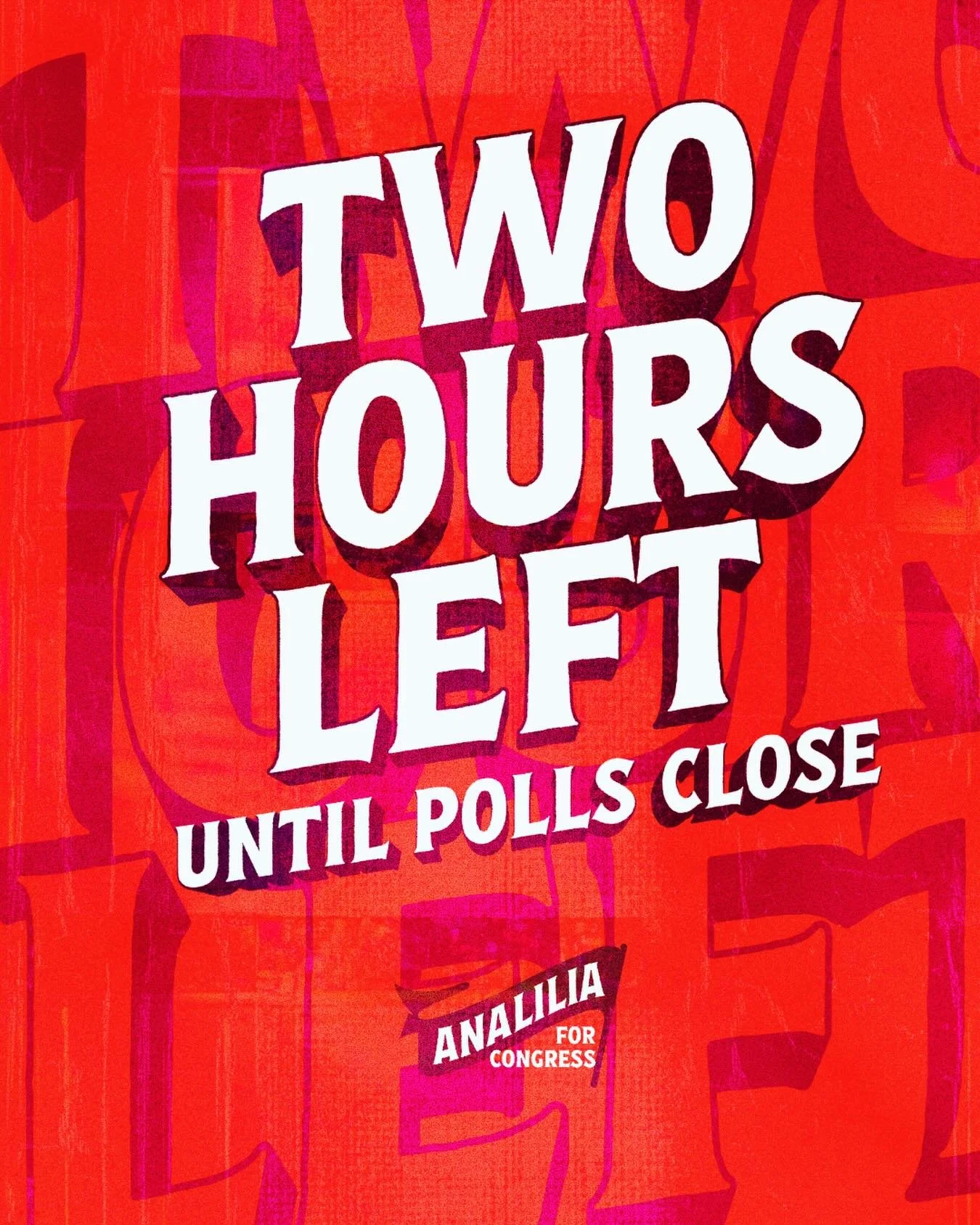 It&rsquo;s the final countdown! Polls close at 8pm, and I&rsquo;m counting on YOUR SUPPORT to win this race.

Are you committed to helping me build an economy that works for all of us? Cast your ballot by 8pm to make your voice heard!

Find your poll