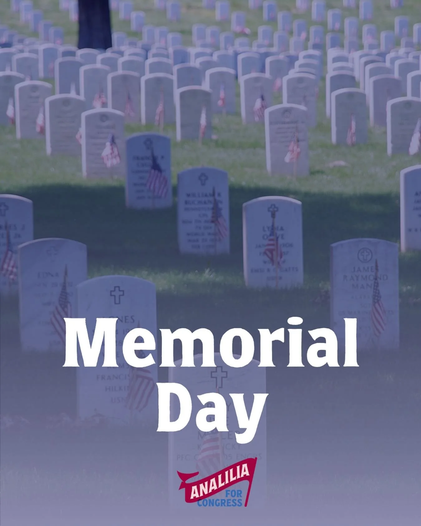 Today we honor the Americans who gave their lives for this country. The democracy they died for is ours to defend. We remember them teams their sacrifice today and everyday. #MemorialDay