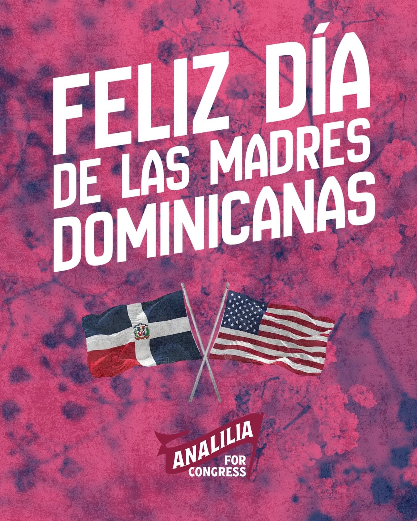 Today, I&rsquo;m wishing everyone celebrating a happy Dominican Mother&rsquo;s Day.

As someone proud of my Dominican heritage, I know the love, strength, and sacrifice that mothers bring to our families and communities every day.

&iexcl;Feliz D&iac